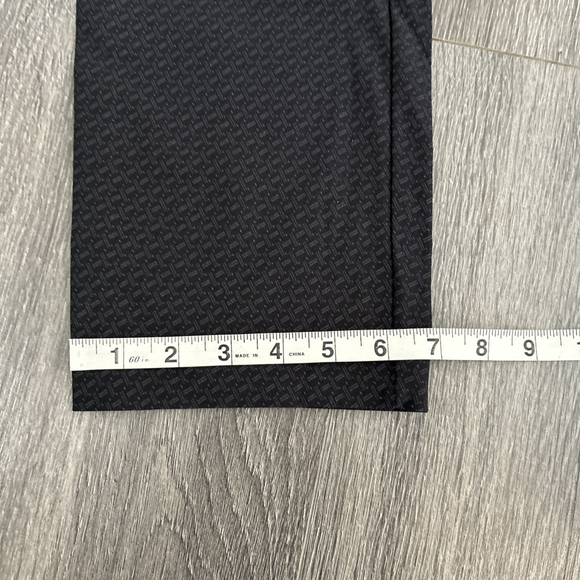 Hilary Radley Size 8 Black Yoga Feel Pull On Dress Pant Straight Leg - Picture 8 of 8